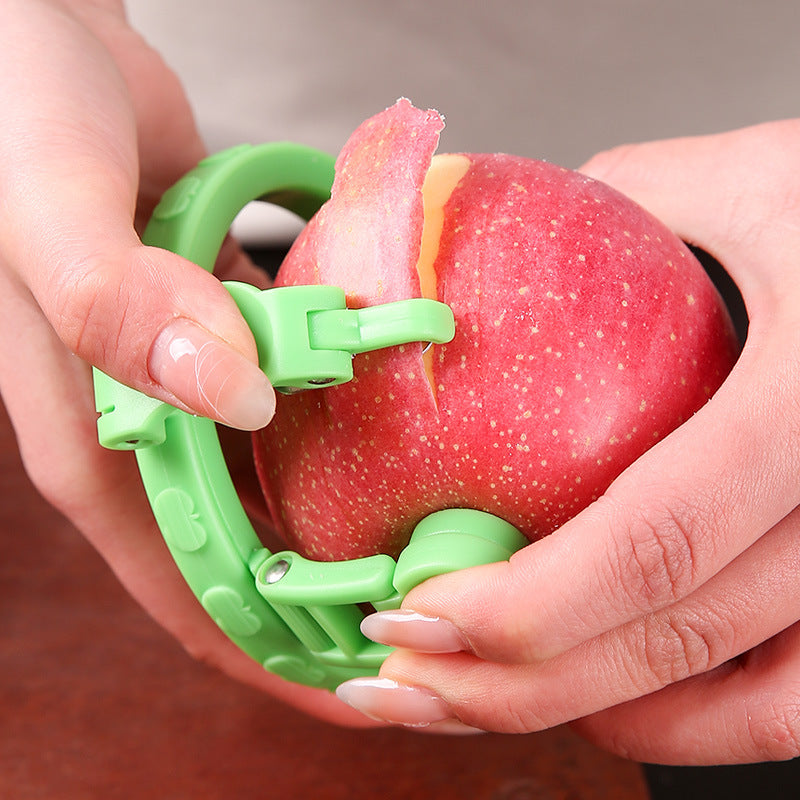 Unlock the Joy of Effortless Fruit Peeling with Our Kitchen Portable Stainless Steel Fruit Peeling Gadget
